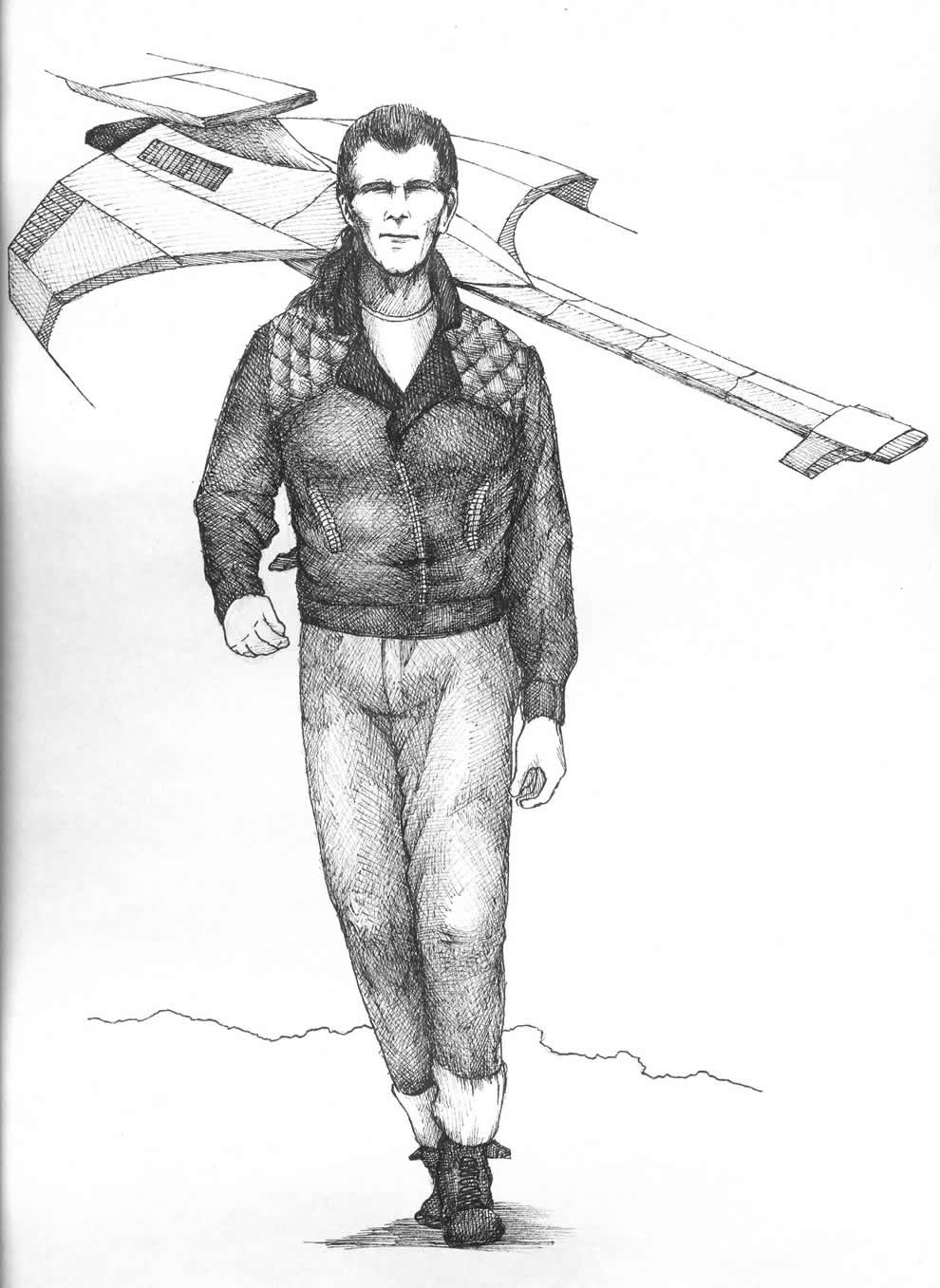 'Moss' drawn by Brian Hughes.